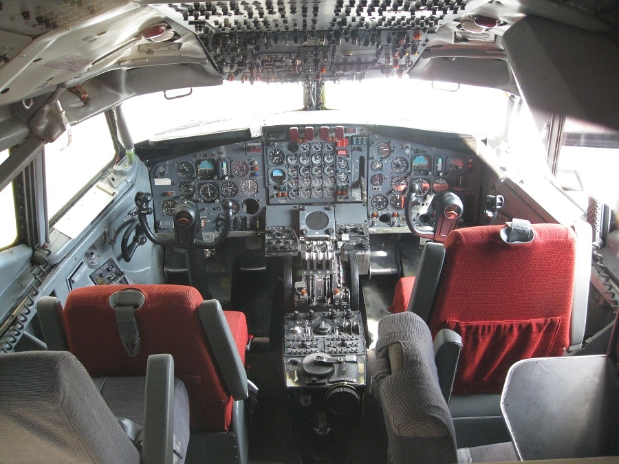 Boeing 707-120B cockpit