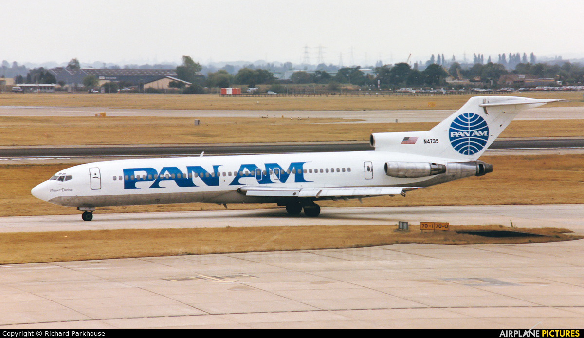 N4735 - Pan Am Boeing 727-200 at London - Heathrow | Photo ID 1048648 |  Airplane-Pictures.net