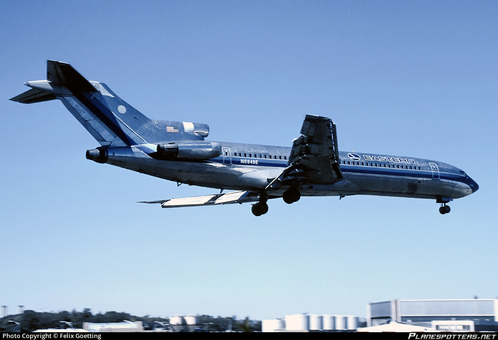 N8846E Eastern Air Lines Boeing 727-225 photographed at New York La Guardia (LGA / KLGA) by Felix Goetting