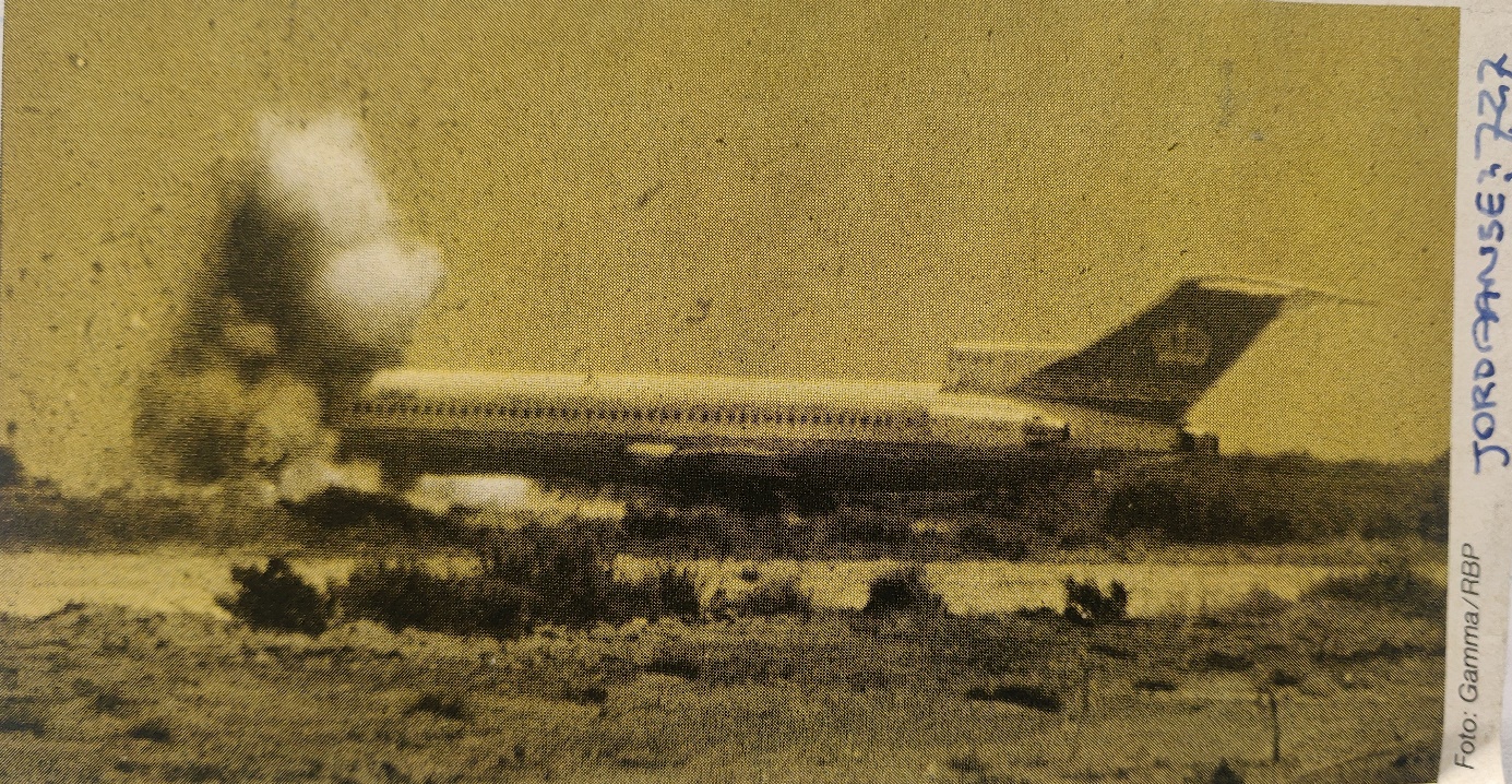 Boeing 727-200adv blown up by hijackers at Beirut apt. June 1985