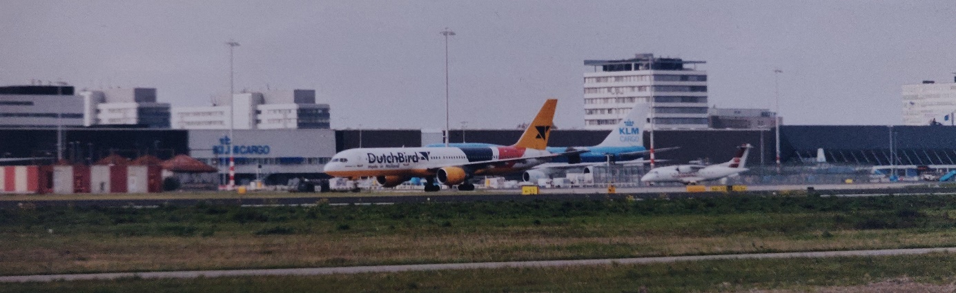 Boeing 757-200 | Dutchbird | taking off at Schiphol airport, Amsterdam