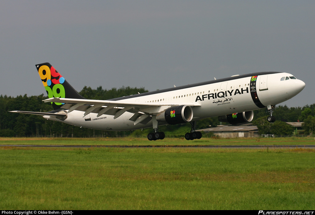 5A-IAY Afriqiyah Airways Airbus A300B4-620 photographed at Hamburg Fuhlsbuettel (HAM / EDDH) by Okke Behm -[GSN]-