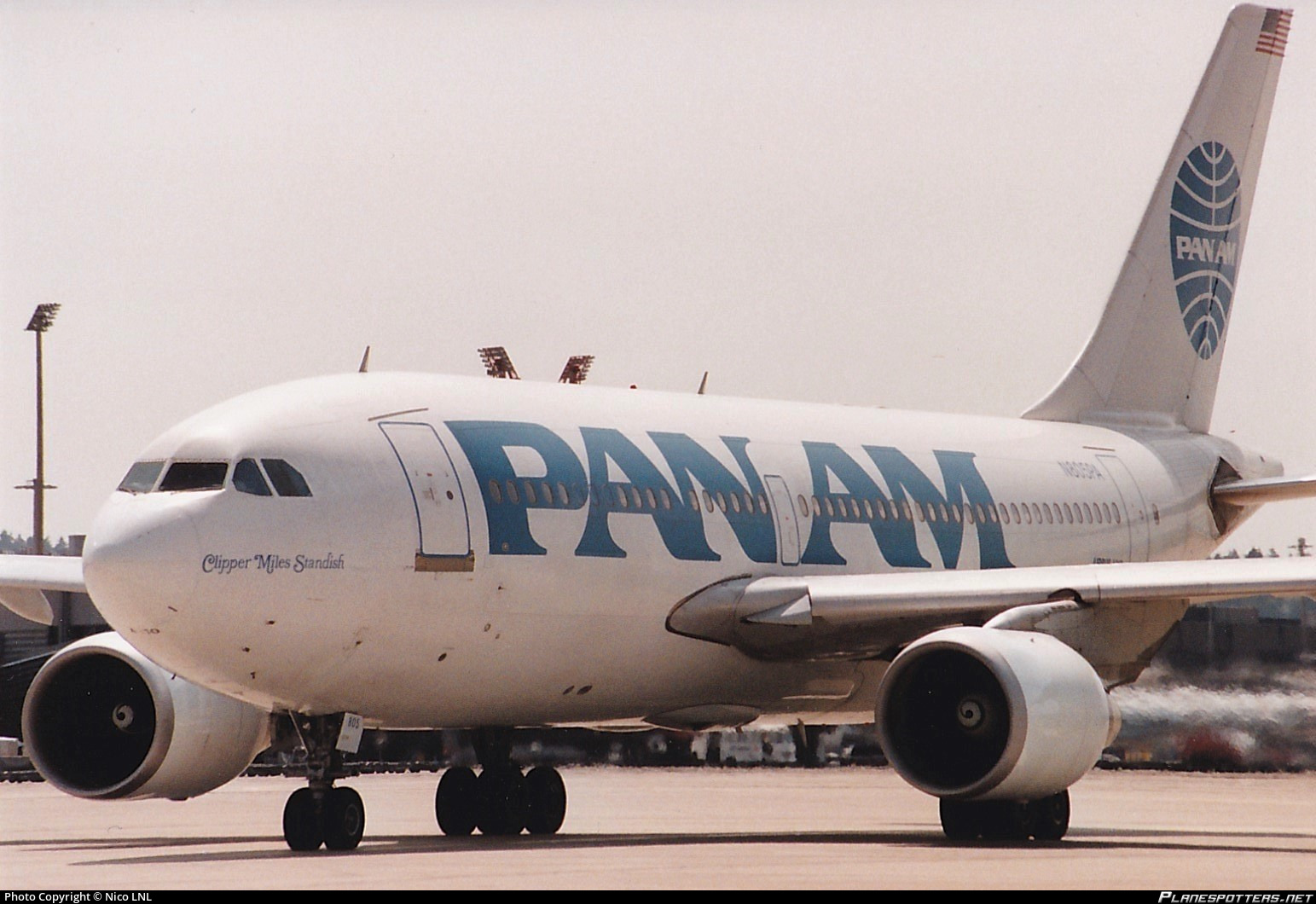 N805PA Pan Am Airbus A310-222 photographed at Zurich Kloten (ZRH / LSZH) by Nico LNL