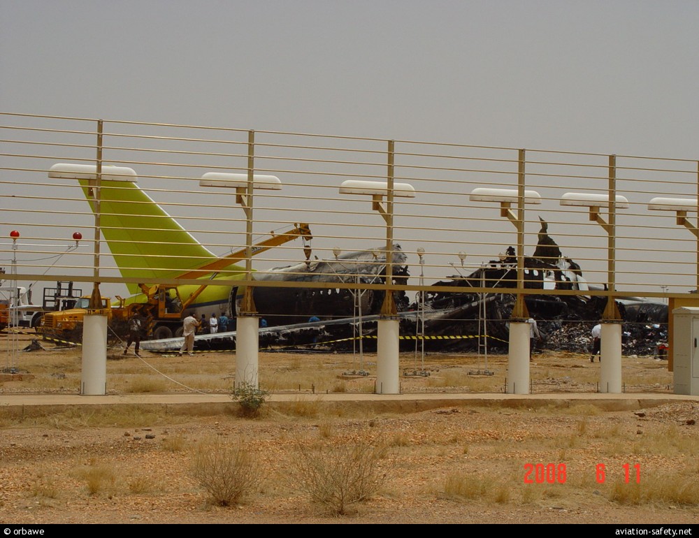 Airbus A310-324 | Sudan Airways | ST-ATN | burned out wreckage