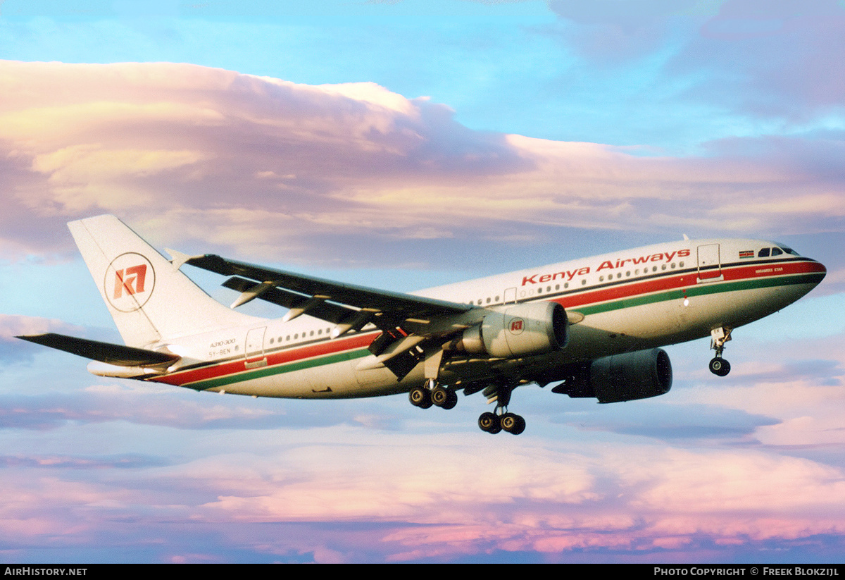 Aircraft Photo of 5Y-BEN | Airbus A310-304 | Kenya Airways | AirHistory.net  #328726