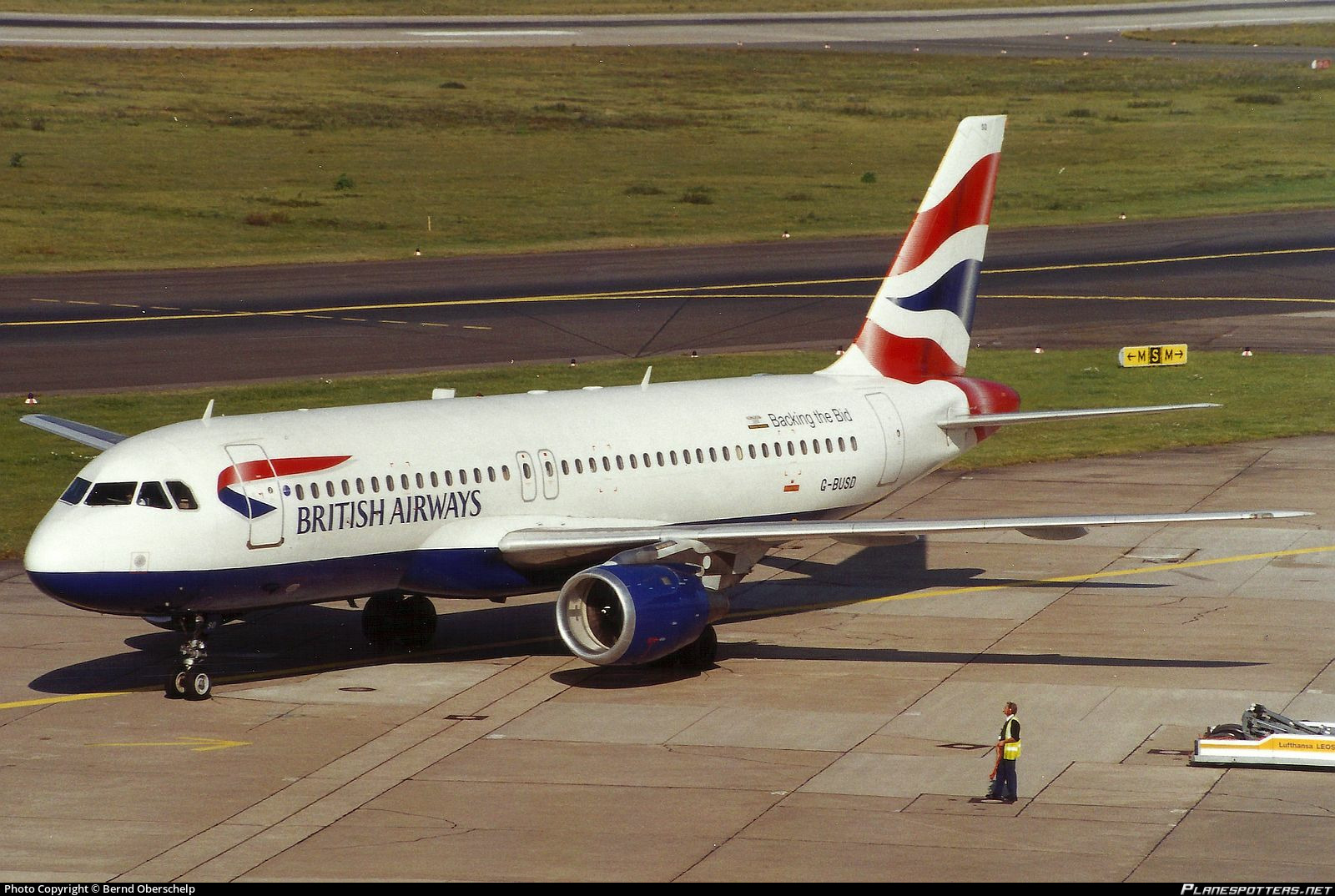 G-BUSD British Airways Airbus A320-111 photographed at Dusseldorf Rhein-Ruhr (DUS / EDDL) by Bernd Oberschelp