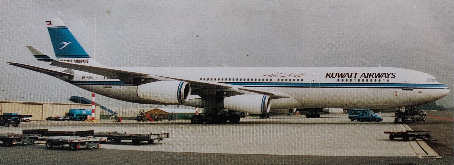 Airbus A340-300 | Kuwait Airways | 9K-ANA | Schiphol airport July 1995