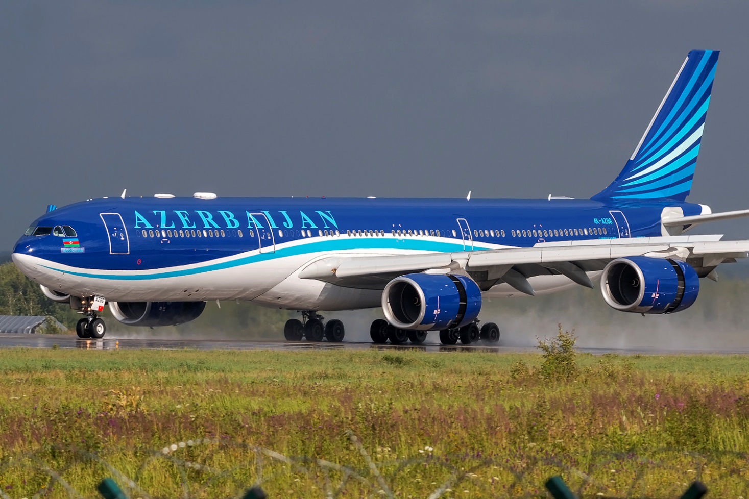 Airbus A340-500 | Azerbaijan | 4K-AZ86