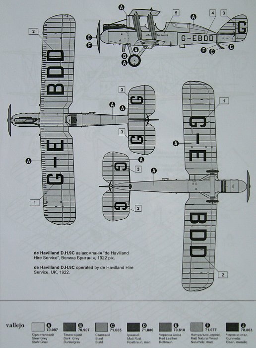 Afbeeldingsresultaat voor De havilland DH9C