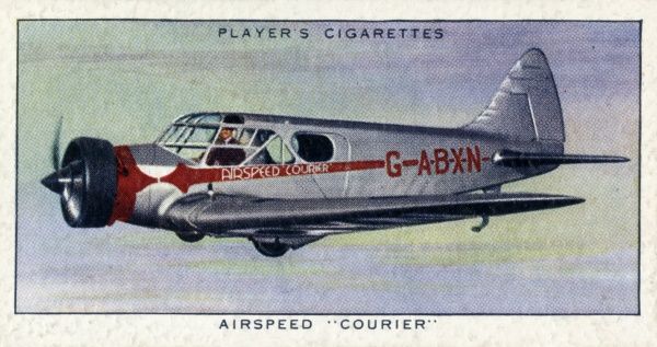 Airspeed Courier aeroplane (Photos Prints, Framed, Posters, Puzzles,  Cards,...) #7193429