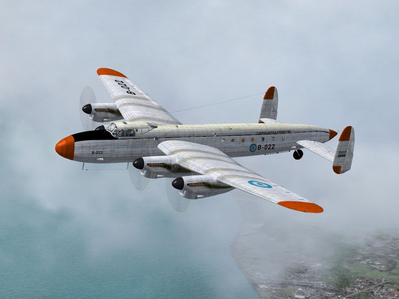 Avro Lancastrian Fuerza Aerea Pack for FS2004