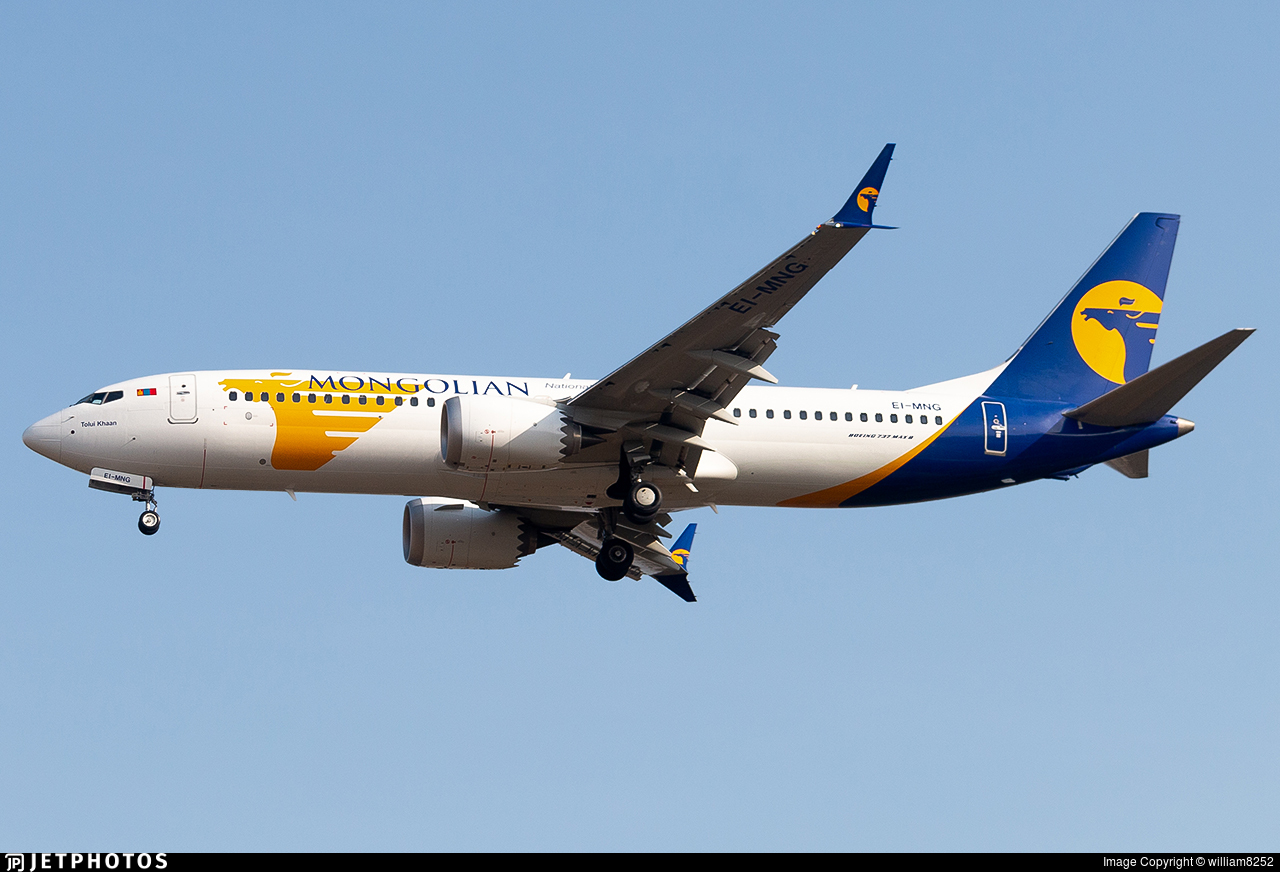 EI-MNG - Boeing 737-8 MAX - MIAT Mongolian Airlines
