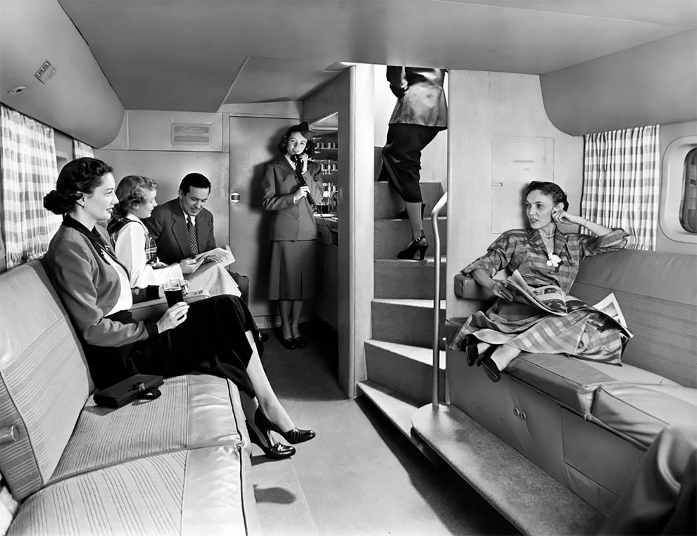 Inside A 1947 Boeing 377 Stratocruiser, The Largest And Fastest Aircraft In  Commercial Service