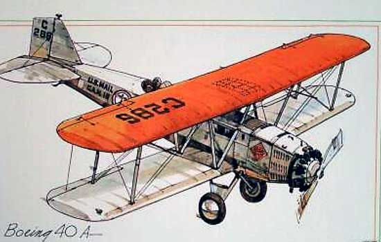 Boeing 40 Mail Plane | Aircraft | | Airplane art, Aircraft, Aviation decor