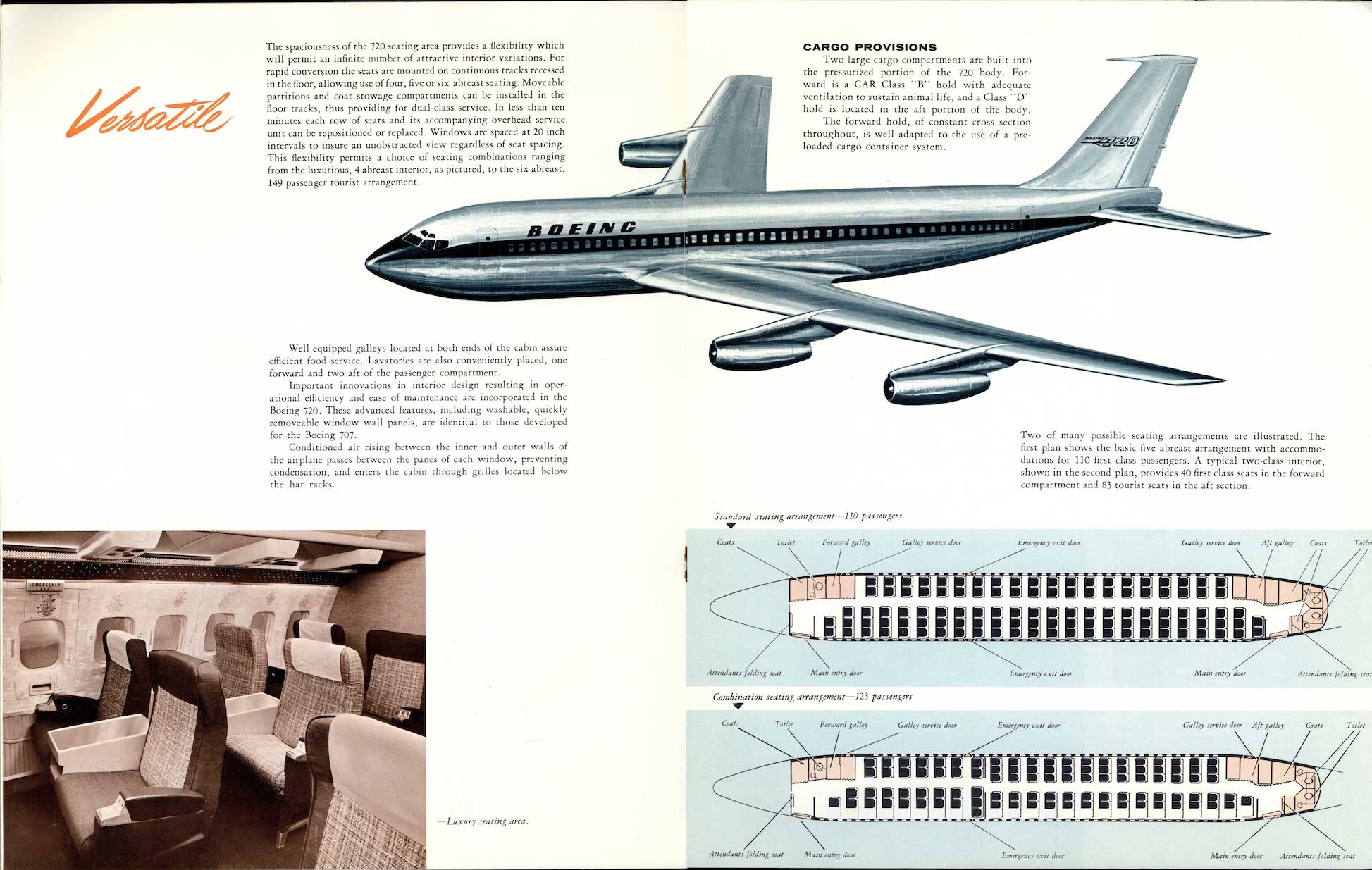Boeing 720 Brochure Jan 1958 | The Airchive