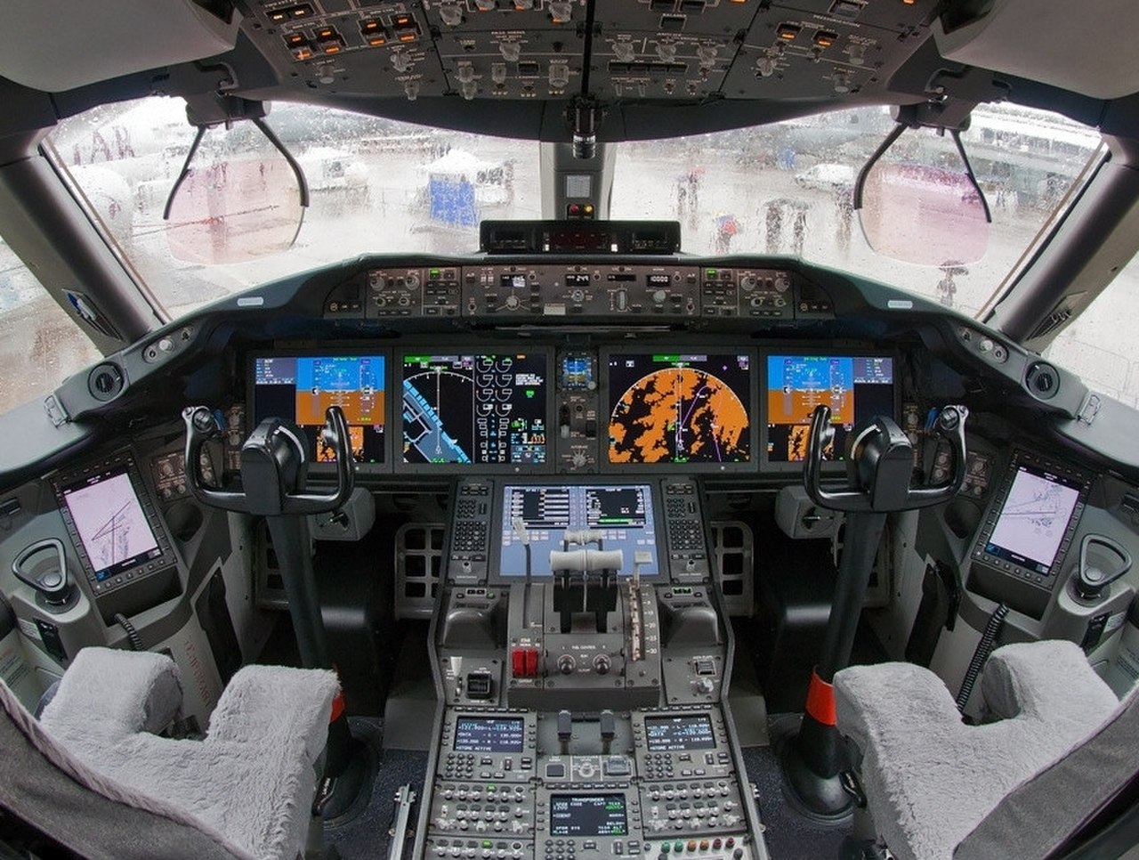 Boeing 787 Dreamliner cockpit