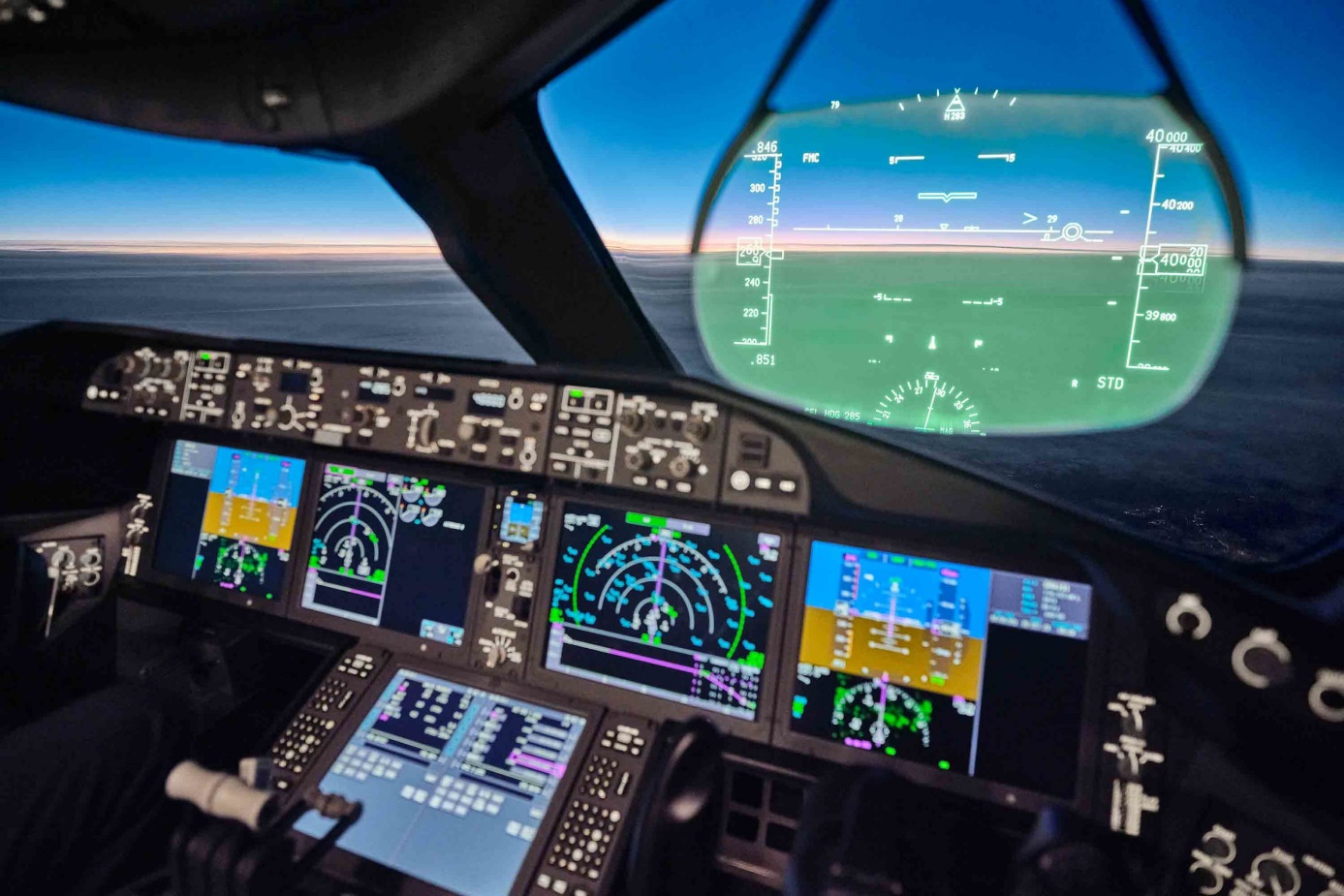 OMAN AIR, Boeing 787-9 Dreamliner Cockpit, A4O-SG