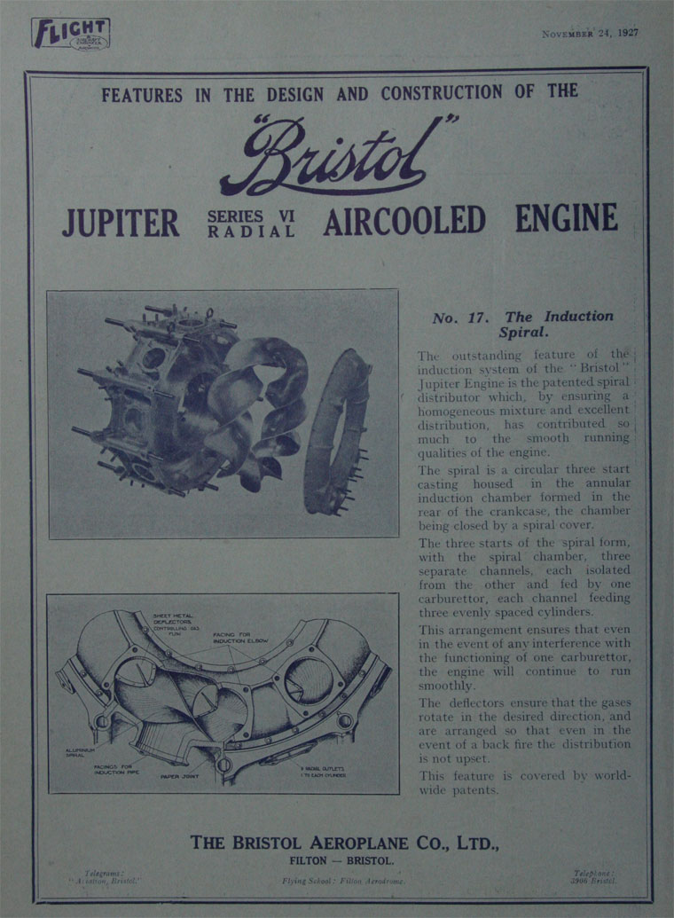 Bristol Engine Co: Jupiter - Graces Guide