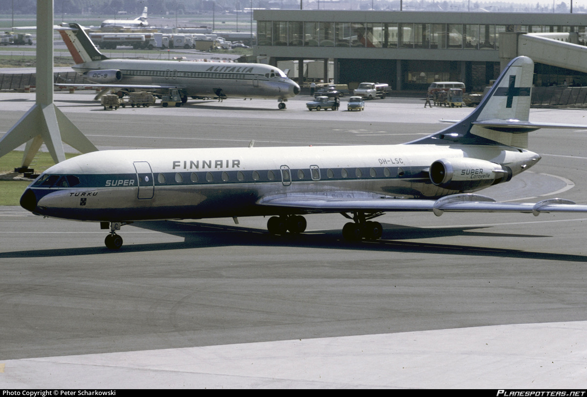 OH-LSC Finnair Sud Aviation SE 210 Caravelle 10B (Super-Caravelle) Photo by  Peter Scharkowski | ID 760183 | Planespotters.net