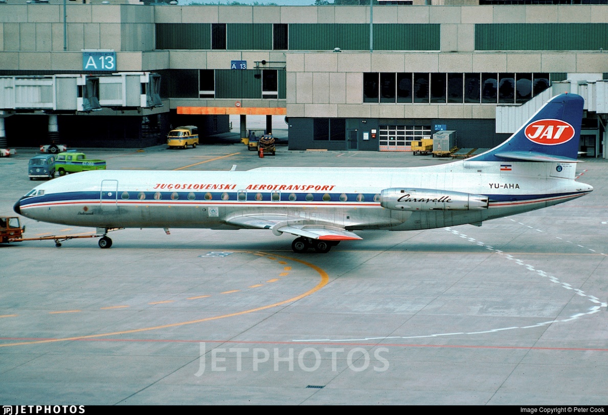 YU-AHA | Sud Aviation SE 210 Caravelle VIN | JAT Yugoslav Airlines | Peter  Cook | JetPhotos