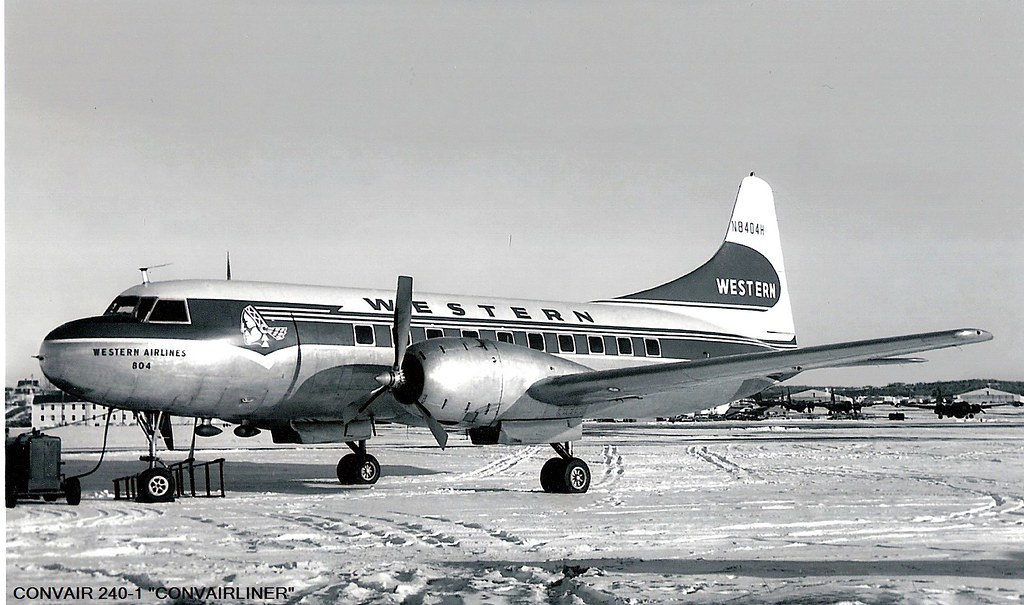 Western Airlines Convair CV-240-1 N8404H | The Convair CV-24 | Flickr