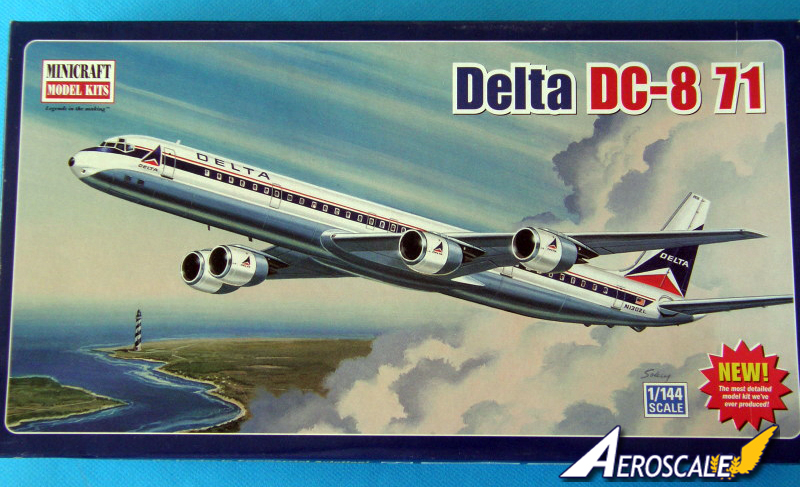 AeroScale :: Minicraft Model Kits 1:144 McDonnell-Douglas DC-8-71 Review