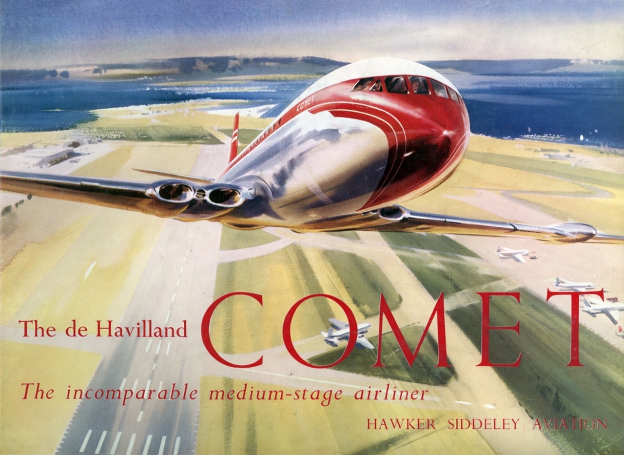 Cover Of Brochure For The De Havilland Comet Poster Print By  The Royal  Aeronautical Society / Mary Evans Picture Library - Item # VARMEL10846680 -  Posterazzi