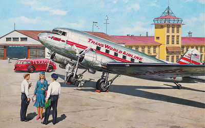 Douglas DC-3 Trans World Airlines Roden 309