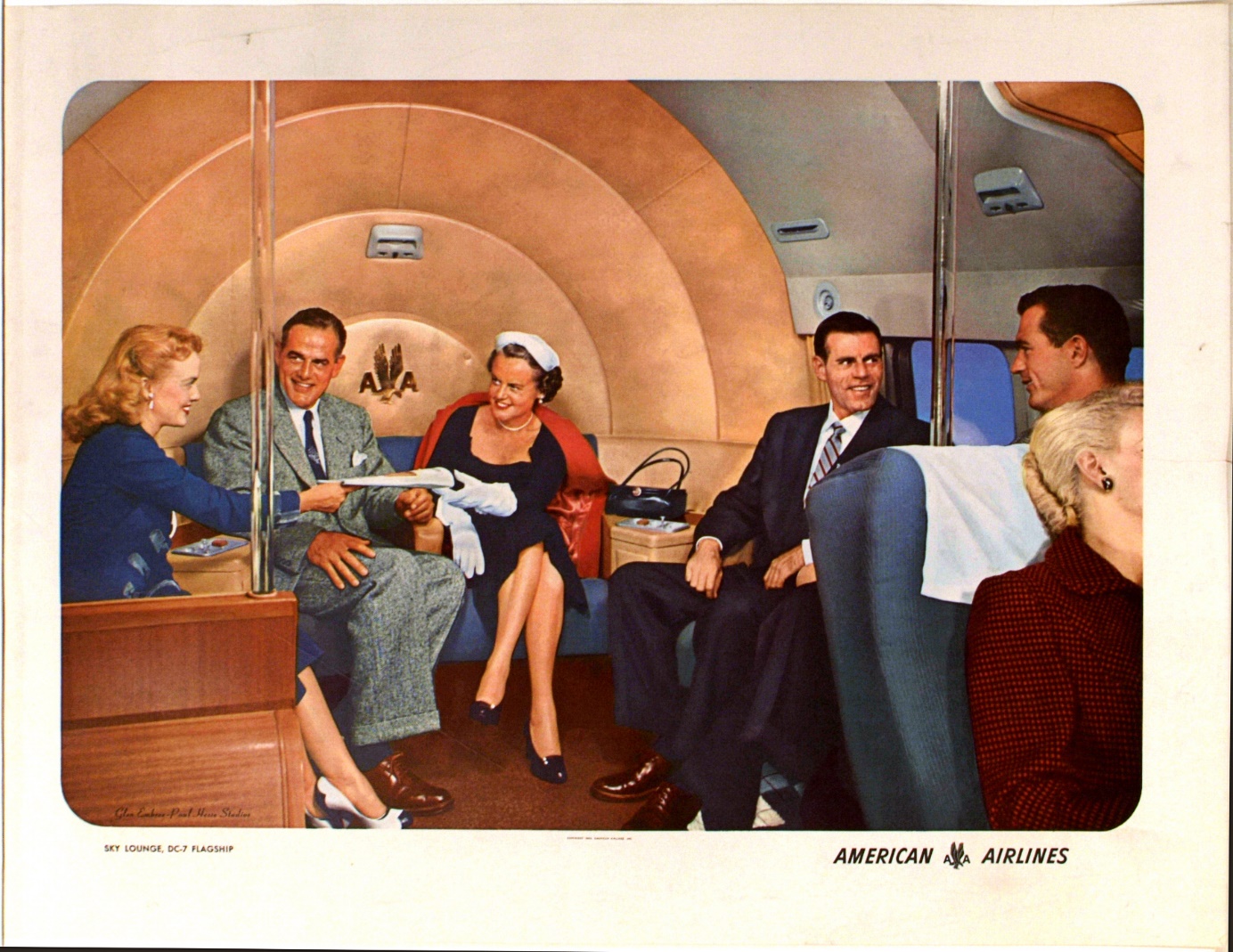 American Airlines Sky Lounge, DC-7 Flagship | Smithsonian Institution