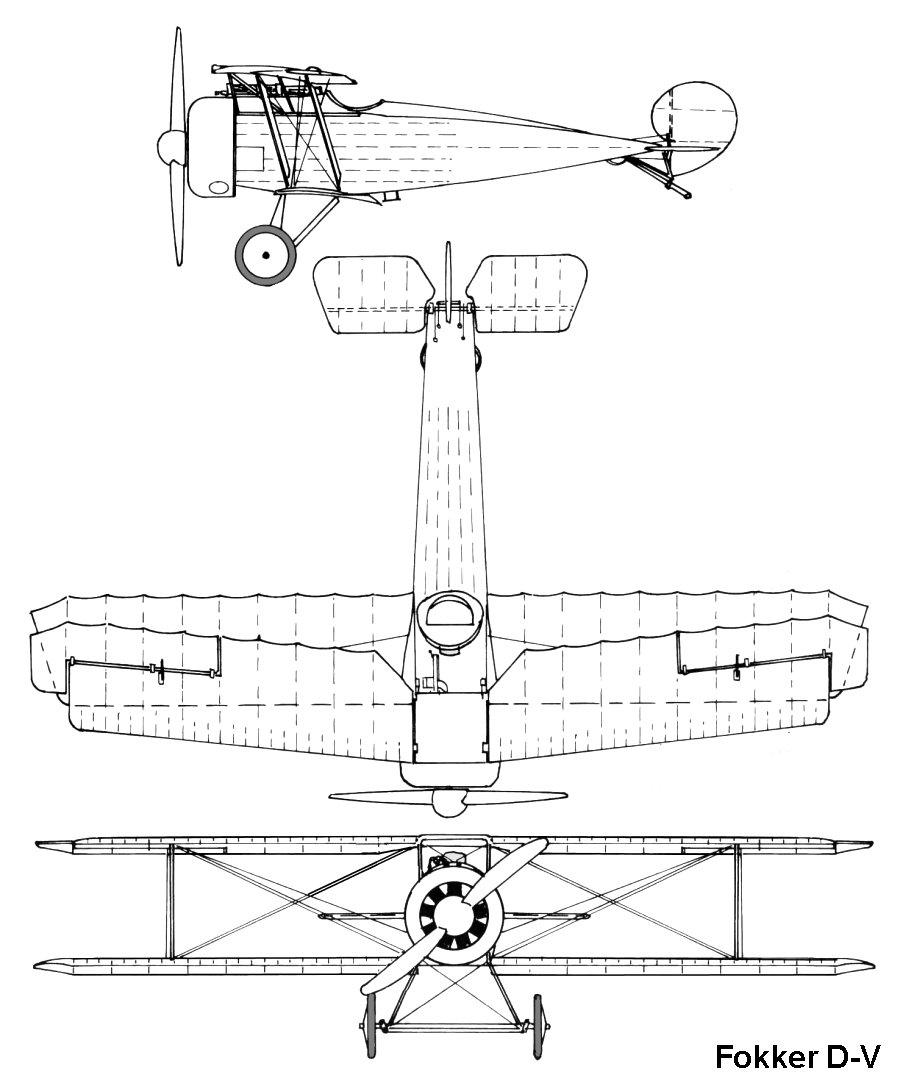 Afbeeldingsresultaat voor Fokker D.V