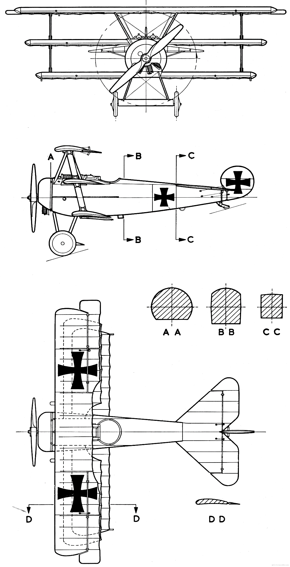 Afbeeldingsresultaat voor Fokker Dr.I