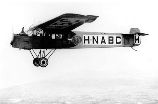 Fokker F.II FII crashlanded after stolen from the German company