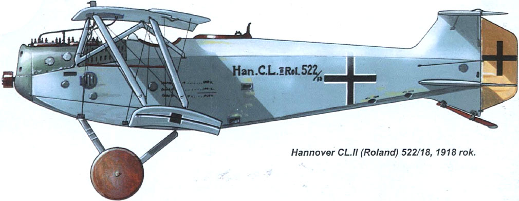 Afbeeldingsresultaat voor Hannover CL.II