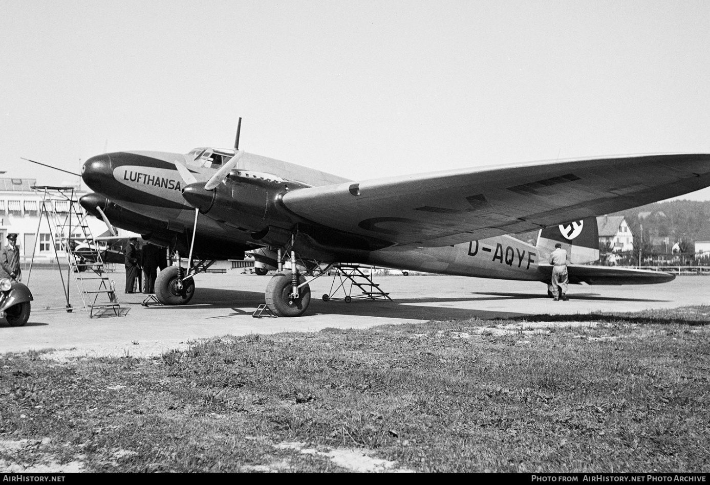 Aircraft Photo of D-AQYF | Heinkel He 111C-0 | Deutsche Luft Hansa |  AirHistory.net #133987