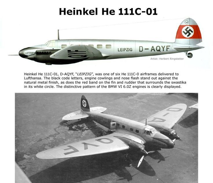 Lufthansa Heinkel He-111C-01 D-AQYF &quot;Leipzig&quot; | Wwii airplane, Wwii  aircraft, Luftwaffe