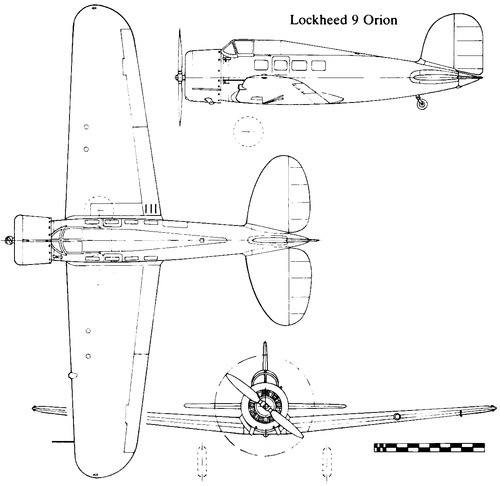 Blueprints &gt; WW2 Airplanes &gt; Lockheed &gt; Lockheed 9 Orion