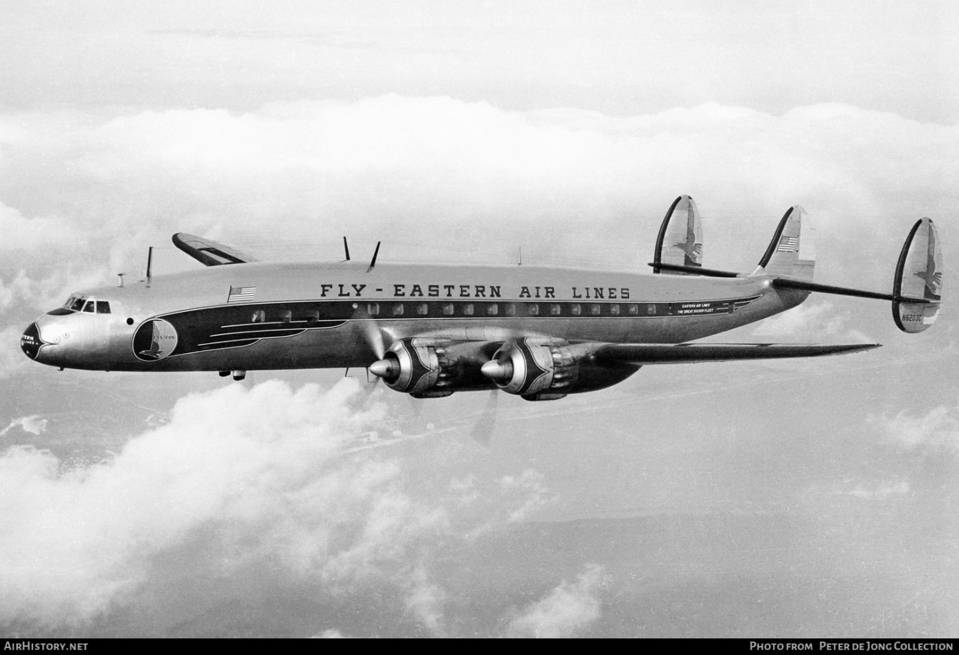 Aircraft Photo of N6203C | Lockheed L-1049-53 Super Constellation | Eastern Air Lines | AirHistory.net #243046