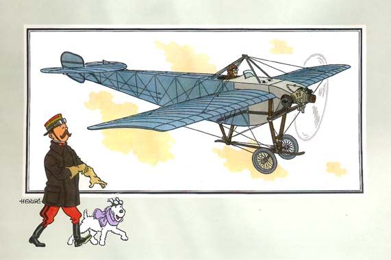 Avion1 35 1910. Monoplan de Nieuport (France) | Tintin, Illustrations  posters, Character design