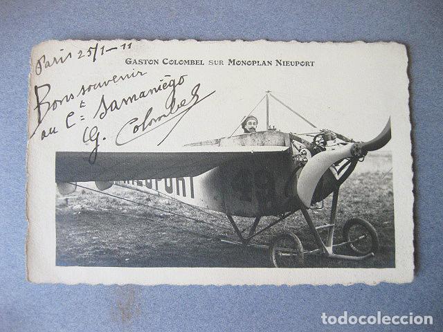 postal postale. gaston colombel sur monoplan ni - Buy Old Postcards of  Airplanes, Zeppelins and Hot Air Balloons at todocoleccion - 120878959