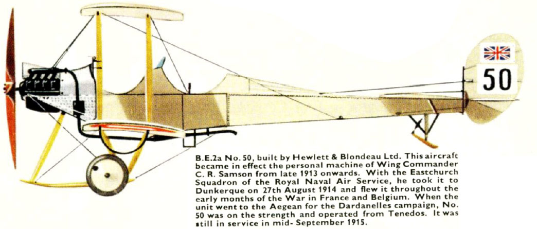 Image result for RAF B.E.2a