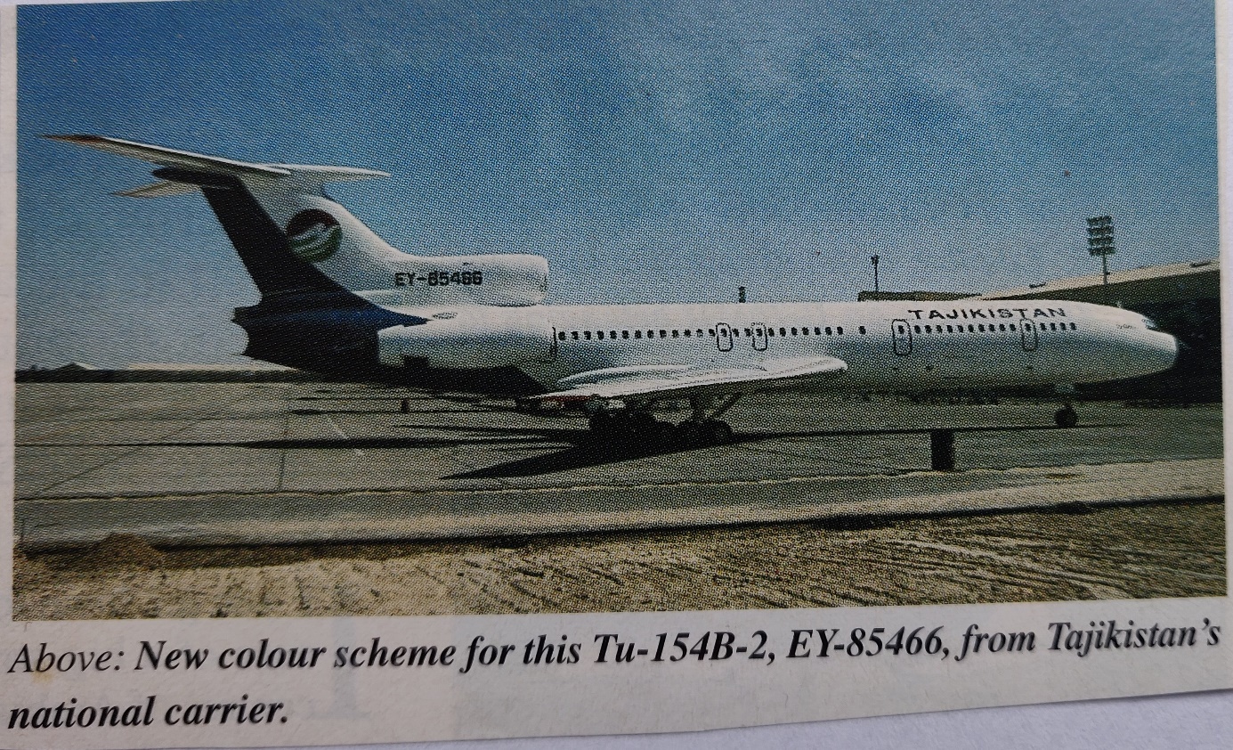 Tupolev Tu-154B-2 | Tajikistan | EY-85466