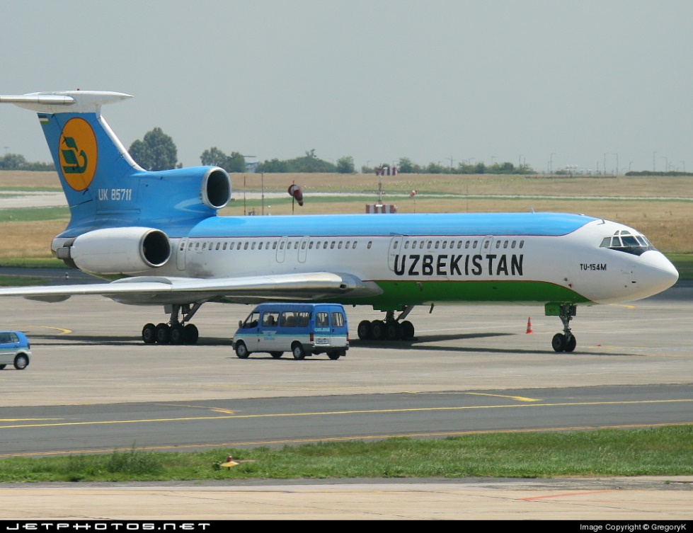 UK-85711 | Tupolev Tu-154M | Uzbekistan Airways | GregoryK | JetPhotos