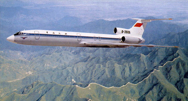 Tupolev Tu-154M | CAAC | B-2606 | Tu-154 flying over China