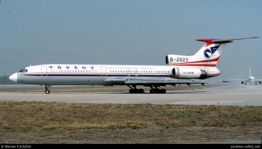 Tupolew Tu-154M | China Southwest Airlines | B-2622