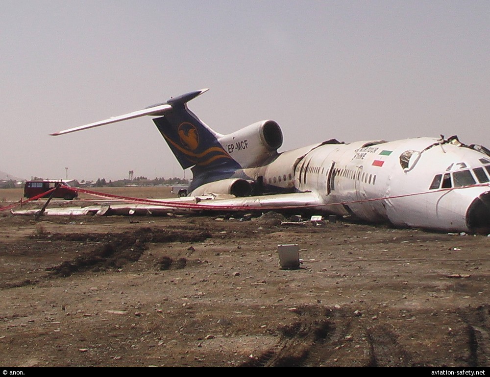 Tupolew Tu-154M | Iran airtour | EP-MCF | picture of crashed Tu-154M 