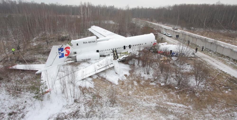 Tupolew Tu-154M | Dagestan Airlines | RA-85744 | picture of the crash site