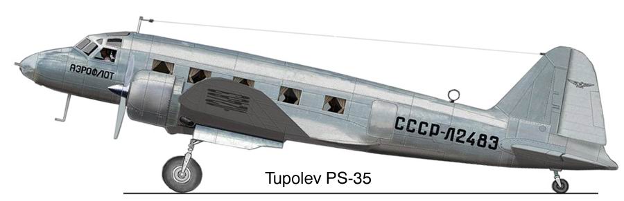 Tupolev ANT-35 / PS-35 | Aircraft of World War II - WW2Aircraft.net Forums