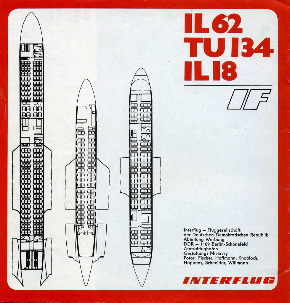 Interflug airline Brochure DDR 1980s | Vintage airline ads, Vintage  airlines, Brochure