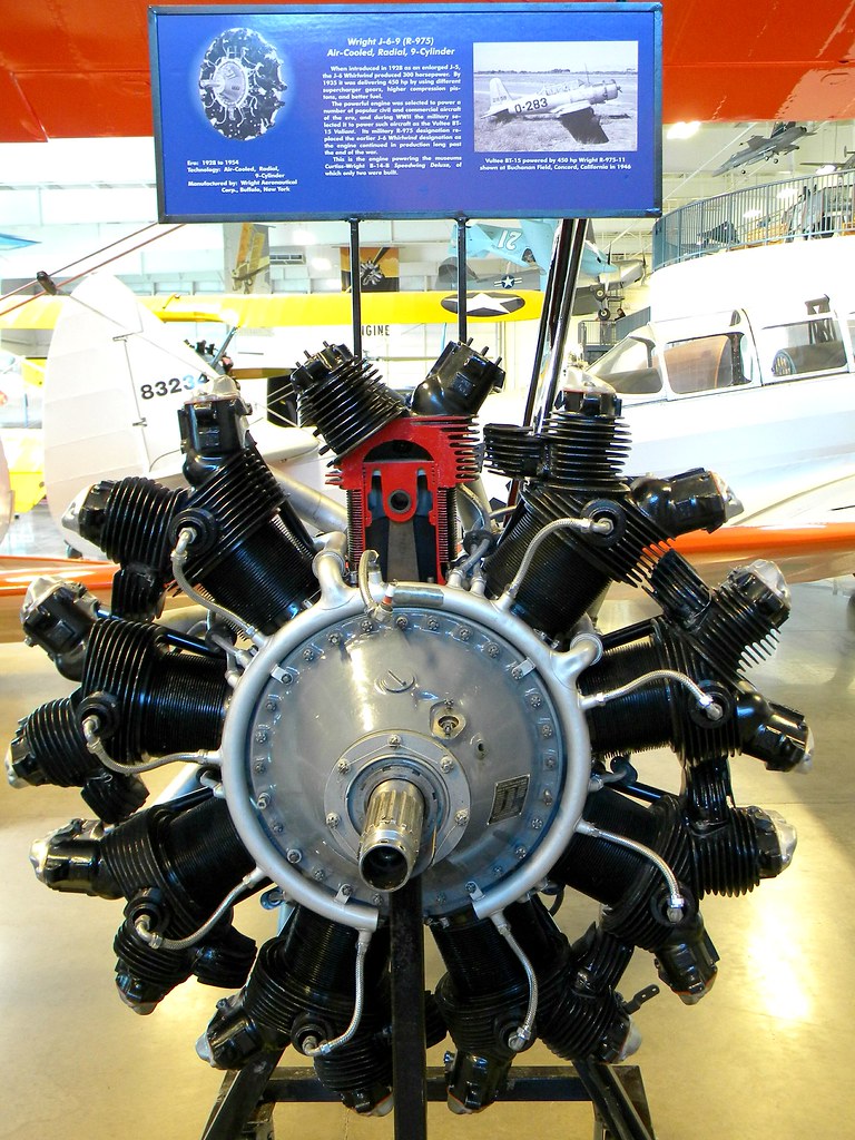 Wright J-6-9 (R-975) Whirlwind Radial Engine 2 | Photographp | Flickr