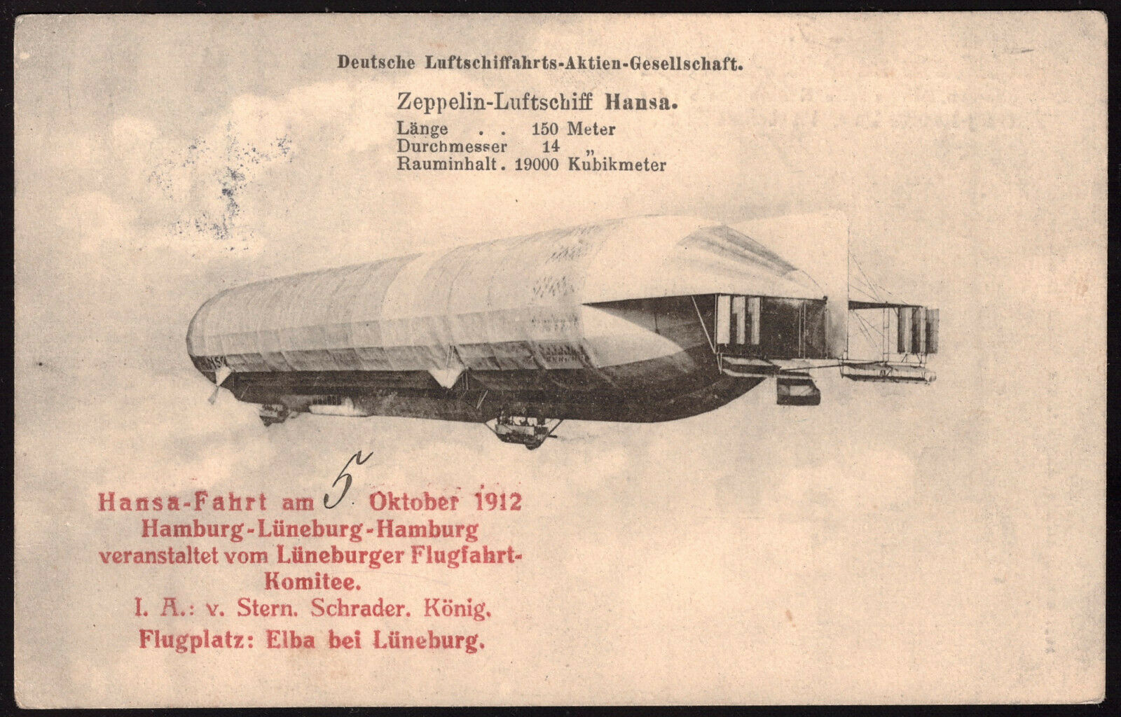 Zeppelin LZ13 Hansa Aircraft Investigation Zeppelins